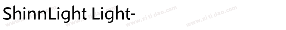 ShinnLight Light字体转换